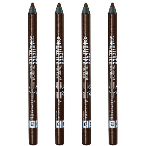 리멜 스캔들아이즈 워터프루프 라이너, Brown, 4개