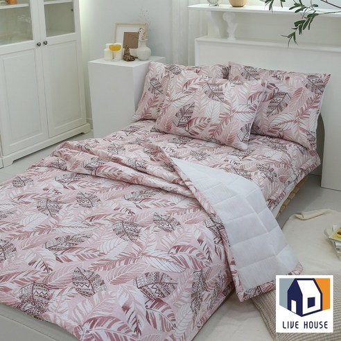 여름 차렵 이불 세트 스노우리플 시어서커 이불 세트, 카페트 겸 패드 Q, 와인