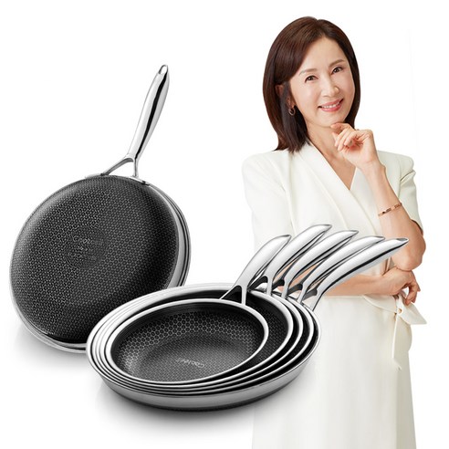 [슈퍼HOT][Cookcell] 쿡셀 블랙큐브 후라이팬 더블 28cm, 1개