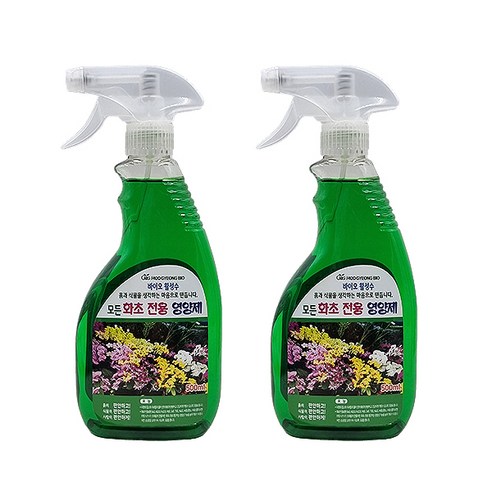 뿌리는 식물영양제 복합비료 액체비료, 500ml, 2개