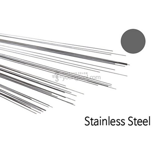 스테인레스 선 지름 0.7mm 길이 1M 루어제작 금속공예, 1세트
