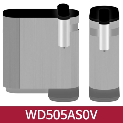LG퓨리케어 LG 퓨리케어 WD505AW0V 상하좌우 정수기 냉온정수기 셀프관리형 화이트 / JJ, 실버 방문관리형