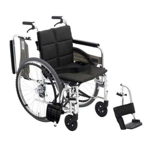미키코리아 알루미늄 휠체어 SMART-W 보호자브레이크장착, 1개, 색상:S-1레자