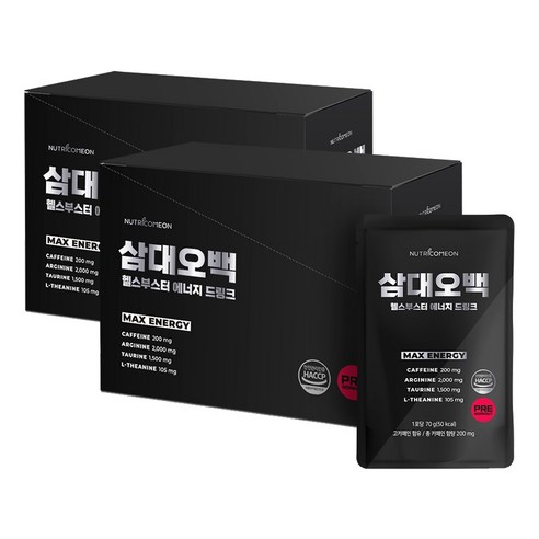 뉴트리커먼 삼대오백 헬스부스터 에너지 드링크, 70g