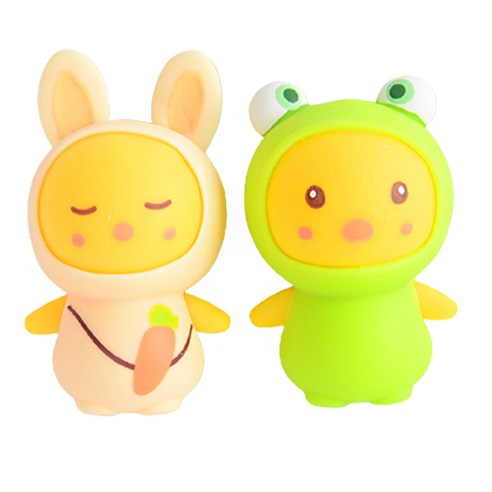 애니멀말랑이 2개 한세트 주물럭 모찌볼스퀴시 클레이