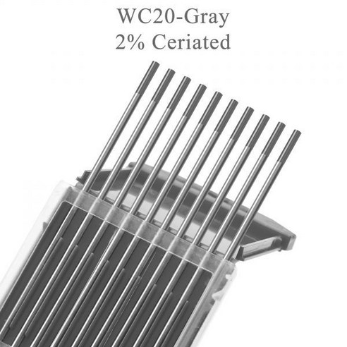 전문 텅스텐 전극 TIG 용접봉 150mm 6 인치 175mm 7 인치 1.0 1.6 2.4 3.2mm WL20 WC20 WL15 WZ8 WY20 WP WR, 1.0mm, 150mm 6inch, 1개