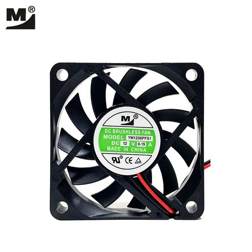 M YM1206PFS1 DC FAN 12V 0.15A 60×60×10mm 쿨링팬