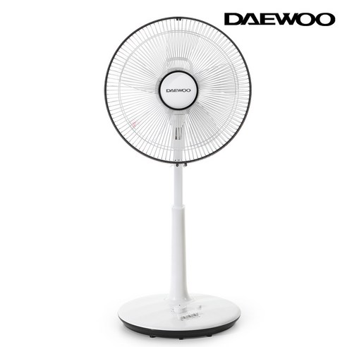 [실속있는 기능 심플한 디자인] 대우14인치 스탠드 선풍기 5엽날개 타이머 저소음 선풍기타이머