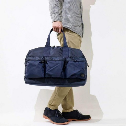 시간을 초월하는 견고함, 포터 포스 2WAY 보스턴백 네이비