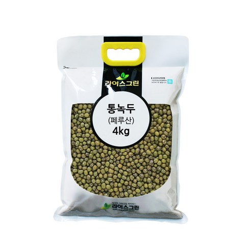 라이스그린 통녹두 4kg 수입, 1개