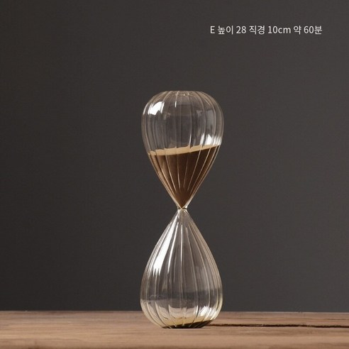 스타일 레트로 크리 에이 티브 모래 시계 타이머 장식 방 거실 홈 장식 맞춤 생일 선물, 라운드 골드 60 분, 하나