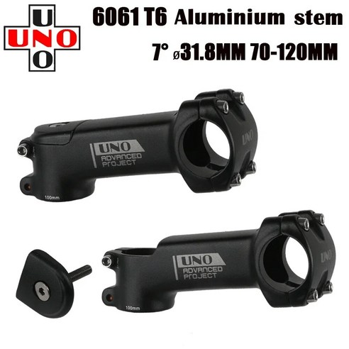 스템 자전거 부품 스탬 UNO 커버 포함 사각 3D 단조 포크 산악 MTB 칼로이 7 도 286x318mm 70mm 80mm 90mm 100mm 110mm 120mm, 2.80MM, 1개