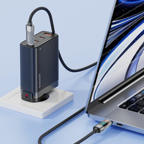 TOOCKI PD 100W c to c 타입 초고속 충전 케이블: 고속 충전, 폭넓은 호환성, 내구성, 사용자 친화적