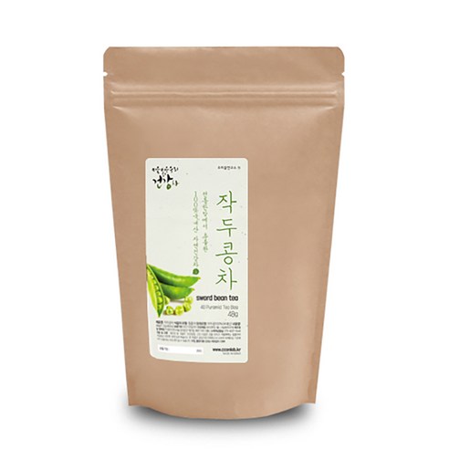 향긋한 작두콩차 한 잔으로 건강과 여유를 선물하세요.