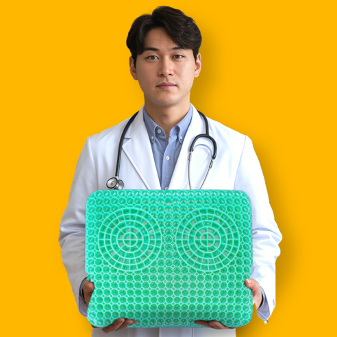 페인오프 치질방석 도넛방석 산모방석, 2개, 민트