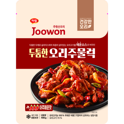 두툼한 오리불고기 700g 아주매운맛, 1개