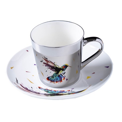 [SW] 거울 반사 커피 잔 유리 차 물 컵 크리 에이 티브 Coffeeware Drinkware, 다채로운_201-300ml