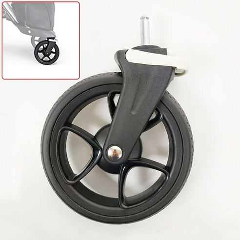 카트바퀴 호환 유모차 휠 Dsland 시리즈 Stokke Wheel Xplory 액세서리 V3 V4 V5 V6 베이비 트롤리 Baby Cart Pram Parts, 1.V4 V51 frontR1