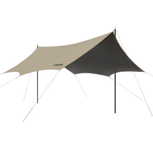 넓고 강한, 햇빛과 비를 막는 베어하이크 헥사 타프