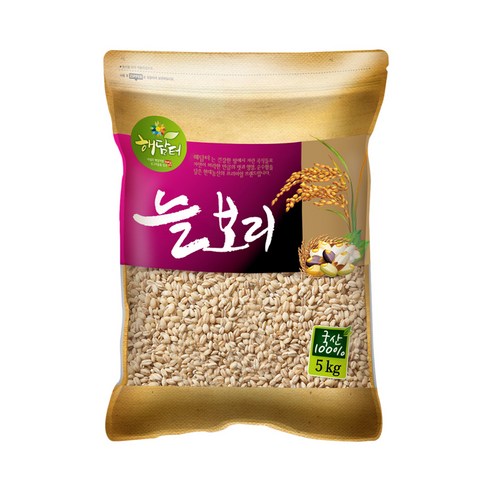 현대농산 국내산 늘보리 5kg 겉보리쌀으로 만든 꽁보리밥, 1개 
쌀/잡곡