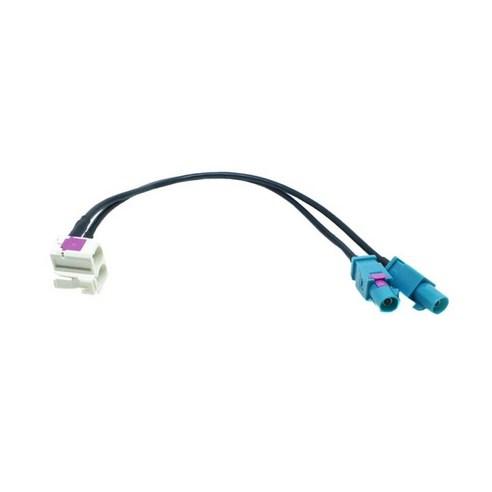 VW Skoda Seat RNA RCD 210310510 디스트리뷰터 용 안테나 다이버 시티 어댑터, 설명, 블랙, 플라스틱