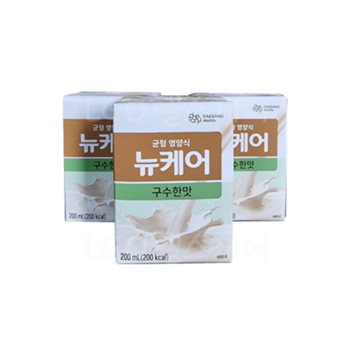 뉴케어 구수한맛 빨대형, 200ml, 12개