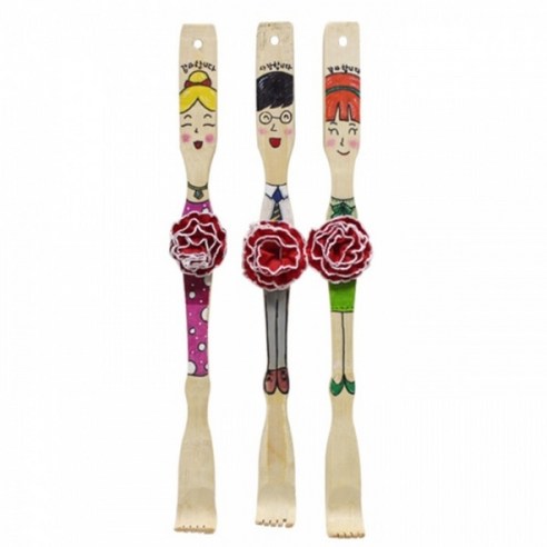 세상에 하나뿐인 카네이션 효자손, 사랑과 감사를 담아 부모님께 선물하세요!