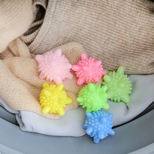 머리카락 아티팩트를 제거하는 세탁기 가정용 세탁볼 오염제거 청소 감기방지 세탁기 특수오염제거 고체마찰 워시볼 팩(랜덤 컬러), 5개들이 팩(색상 랜덤)