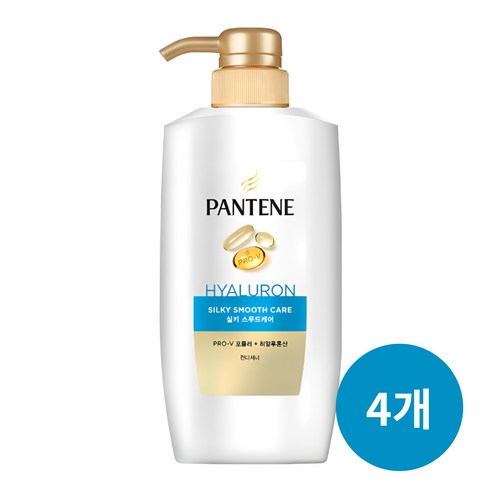 팬틴 히알루론산 실키 스무드 케어 컨디셔너, 750ml, 4개