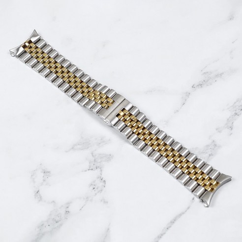 타임스토리 갤럭시워치5 호환 쥬빌레 날개형 메탈 스트랩, 로즈골드