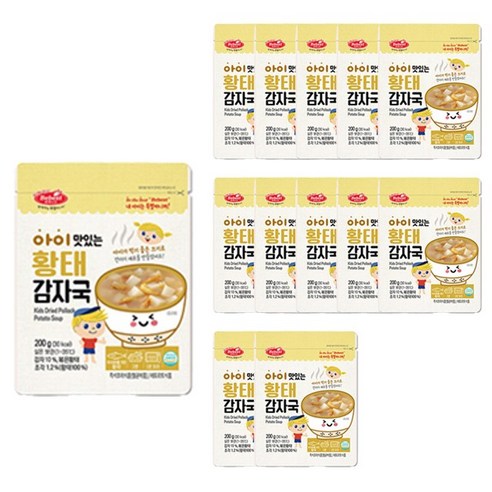 베베스트 아이 맛있는 아이국, 200g, 13개, 황태감자국