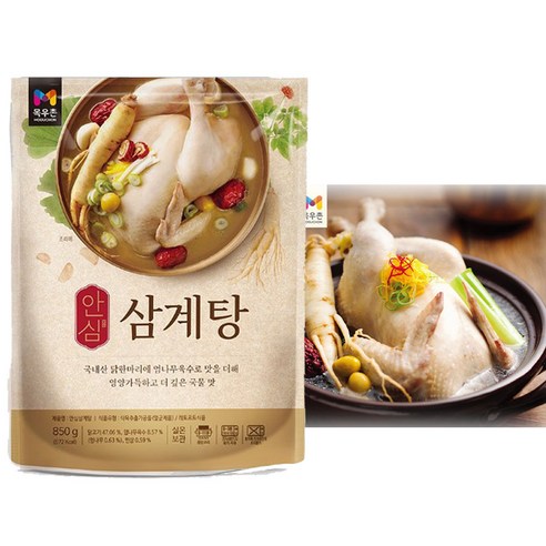 목우촌 안심 삼계탕 실온보관), 1개, 850g