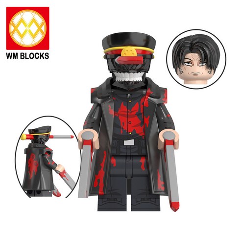 품질 좋은 플라스틱 소재로 만들어진 다양한 레고 피규어