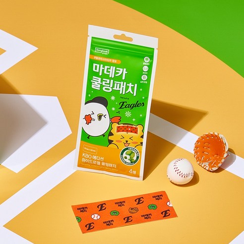 짜릿한 응원을 위한 시원한 동반자, 마데카 쿨링패치 KBO 에디션