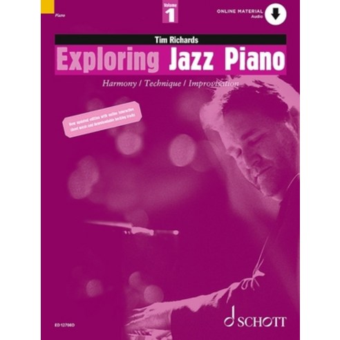 (영문도서) Exploring Jazz Piano - Volume 1 Paperback, Schott, English, 9781847615060