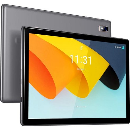 YBUO 스마트패드 A10L 태블릿 10.1인치 안드로이드 11 64GB ROM 쿼드코어 프로세서 5000mAh 배터리 1280×800 IPS HD 터치스크린 5MP8MP 카메라, A10, A10. 데스크탑