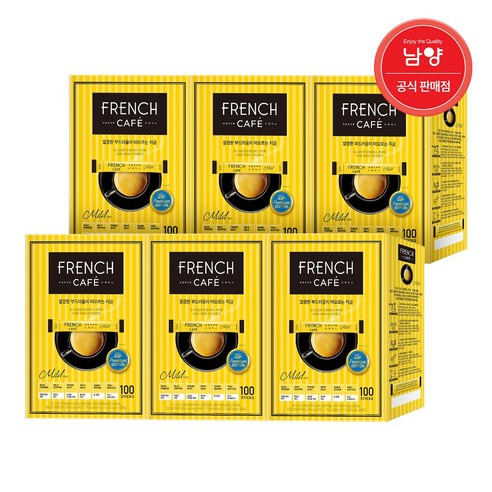 프렌치카페 카페 믹스, 11.1g, 100개입, 6개