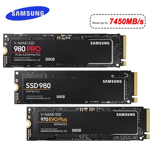 몽이몰 호환 삼성SSD M2 Nvme 500GB 990 PRO 250GB 내장 솔리드 스테이트 드라이브 980 1TB hdd 하드 디스크 970 EVO Plus 2TB 노트북 용, 없음, 스페인 +980 250G