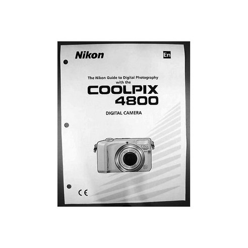 니콘 쿨픽스 4800 디지털카메라 사용설명서, 1개