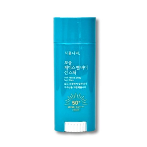 식물나라 산소수 페이스 앤 바디 보송 선스틱 30g 1개 (SPF50+ PA++++) 선크림 샘플 증정