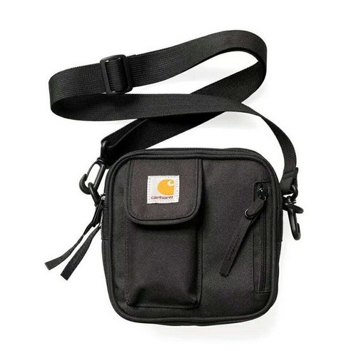 칼하트 미니 에센셜백 블랙 크로스백 CARHARTT ENTIALS MINI BAG BLACK - I00628…