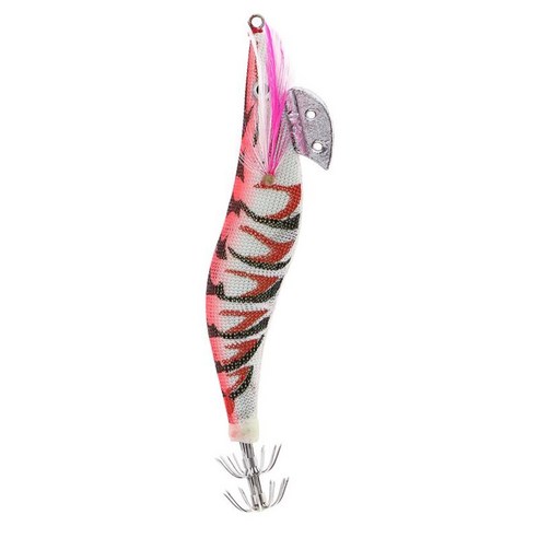 바닷물 송어 농어 연어를 위한 11cm 연약한 미끼 인공적인 새우 새우 미끼, 레드, 플라스틱