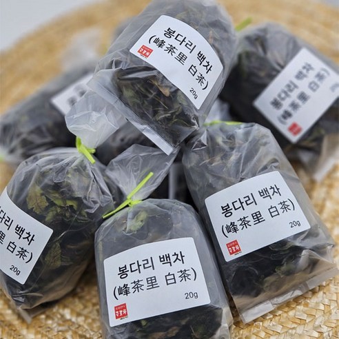 조태연가 죽로차 봉다리 백차 20g