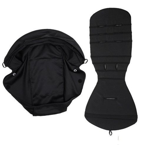 베이비젠 요요 6 + 차양 커버 시트 매트리스 팩 유모차 액세서리 후드 및 쿠션 세트 고급 캐노피 오리지널 패브릭, 커피, 1개