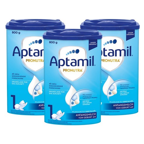 압타밀 프로누트라 분유 1단계, 800g, 3개 800g × 3개, 800g × 3개 섬네일