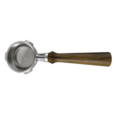 커피 밑바닥 Portafilter 나무 손잡이 커피 기계 부품 주방 홈 상업 바, 58mm, 활기 없는, 스타일 G.
