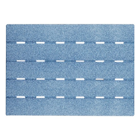 롯데이라이프 웰빙 다용도 발판 대형 블루 1개 솔고매트