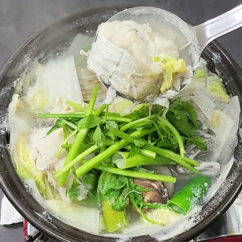 대구지리탕 대구탕맛집 대구탕 대구맑은탕 생대구탕 손질한 생물대구 이수사 보양식, 1개, 1640g 추어미