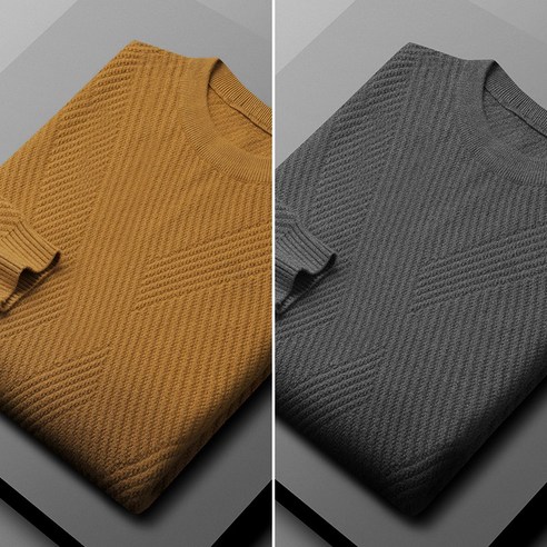 【DF】남성 니트 카디건 느슨한 새로운 포켓 느슨한 긴 소매 옷깃 두꺼운 따뜻한 캐주얼 패션 스웨터 남성 패션