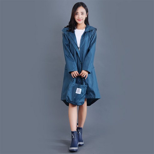 선빛 루미 여성 레인 코트 우비 방수 골프 캠핑 우의 패션